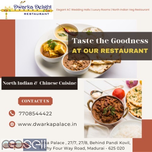 Best North Indian Restaurants in Madurai - Dwarka Delight 0 
