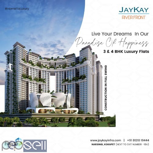 4BHK new apartments in kokapet Hyderabad | JayKay Infra 0 